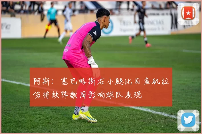 阿斯：塞巴略斯右小腿比目鱼肌拉伤将缺阵数周影响球队表现